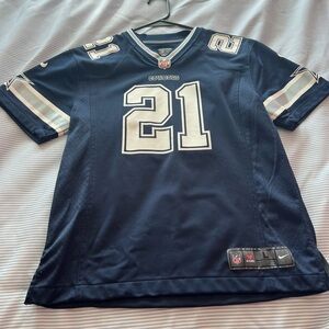 Nike Dark Blue Football Jersey with White Details